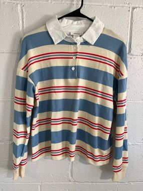 Urban Romantics Cropped Rugby Shirt-Small
